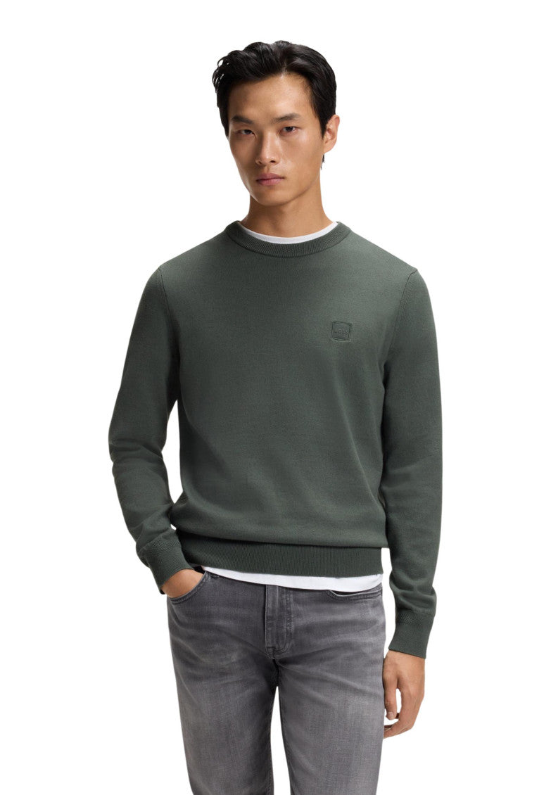 Dark Green Logo Sweater 2