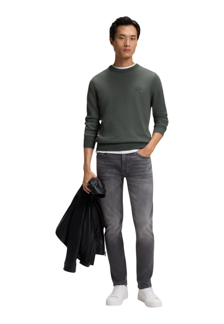 Dark Green Logo Sweater 4
