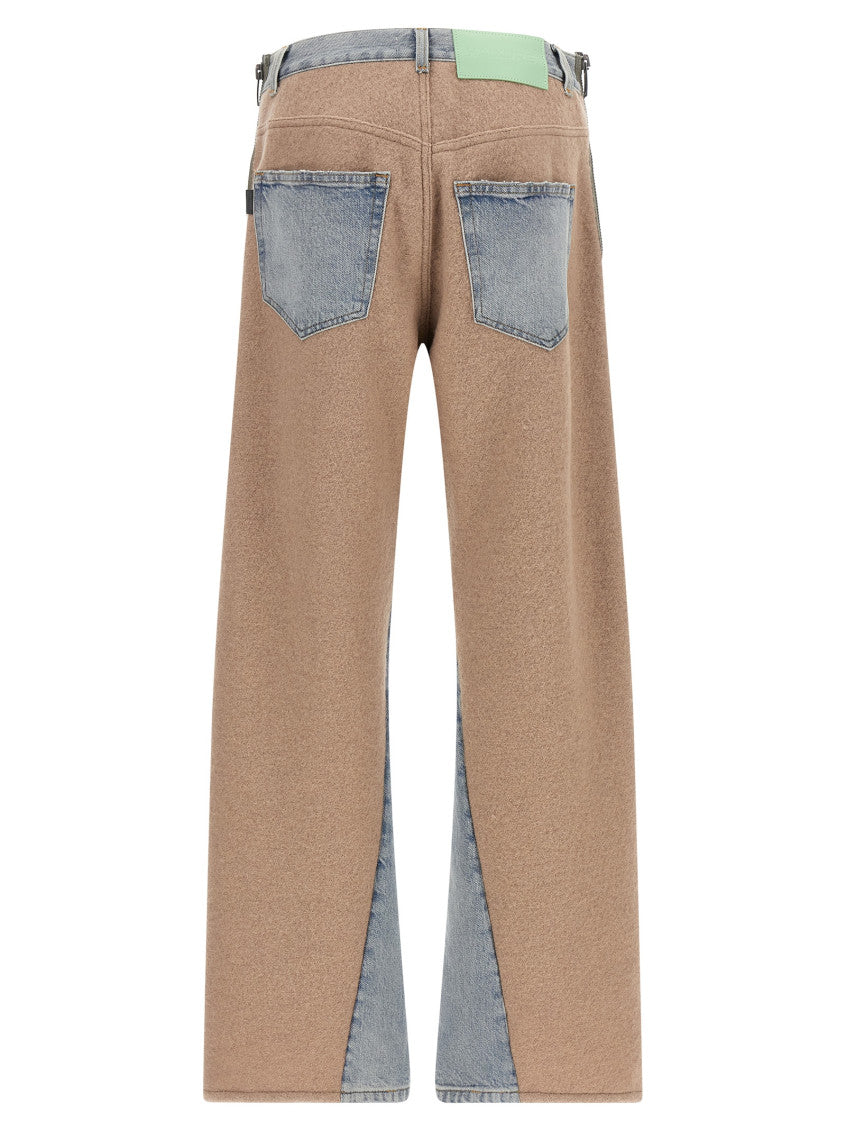 Multicolor Straight High Rise Jeans 2