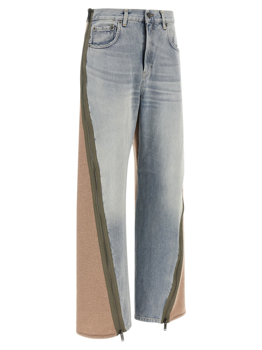 Multicolor Straight High Rise Jeans 3