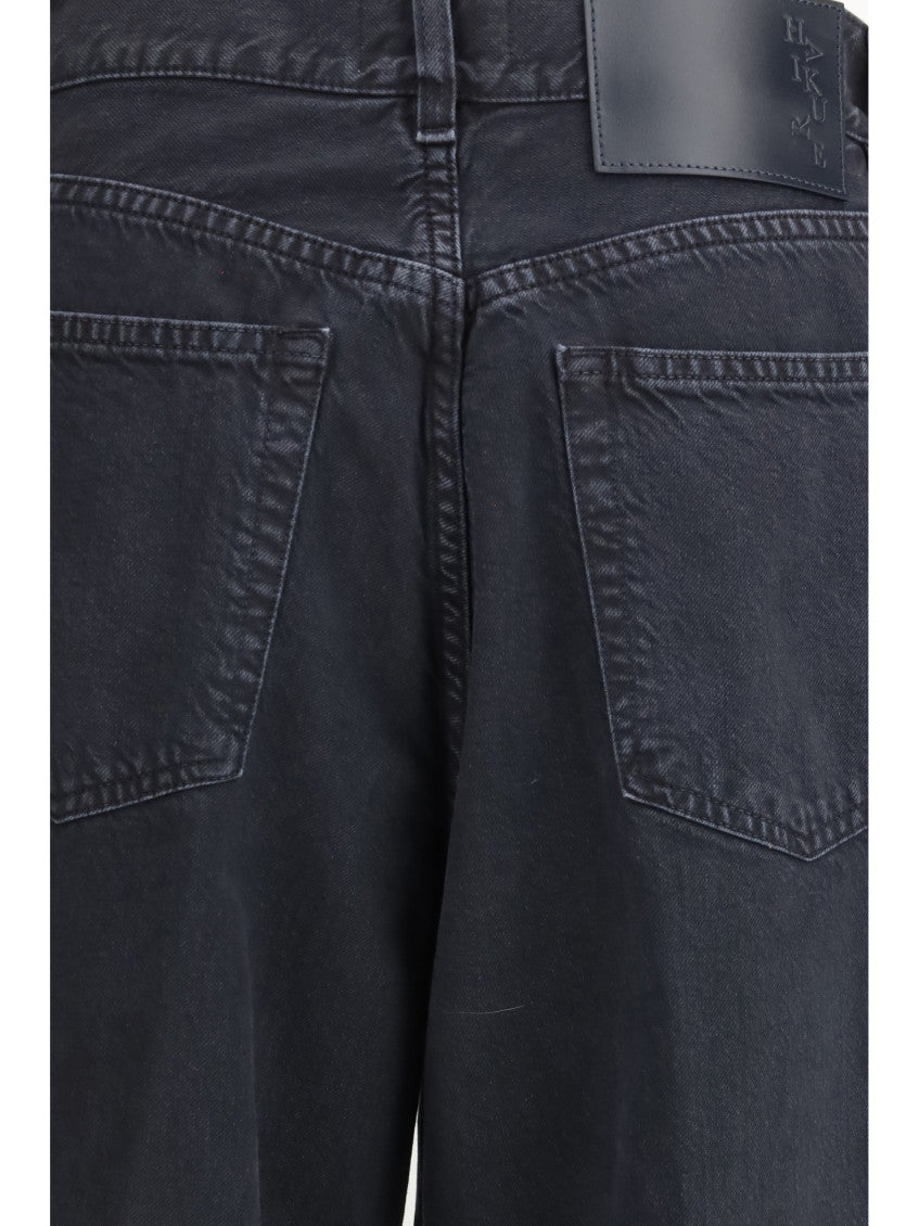 Black Loose Mid Rise Jeans 3