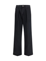 Black Loose Low Rise Jeans 1