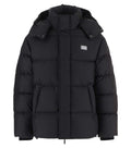 Black Hooded Down Jacket 1