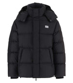 Black Hooded Down Jacket 1