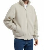 Light Beige Fleece Sweatshirt 1