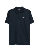 Navy Shirt Collar Polo 1