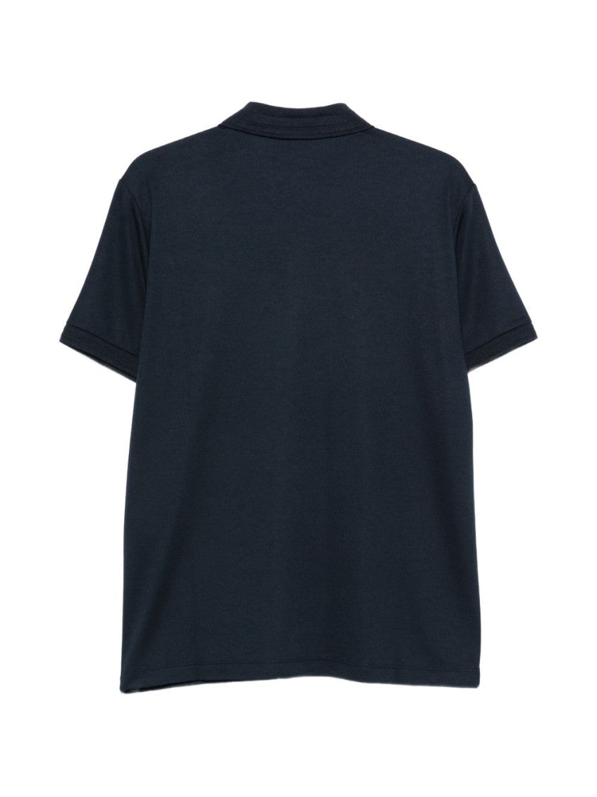 Navy Shirt Collar Polo 2