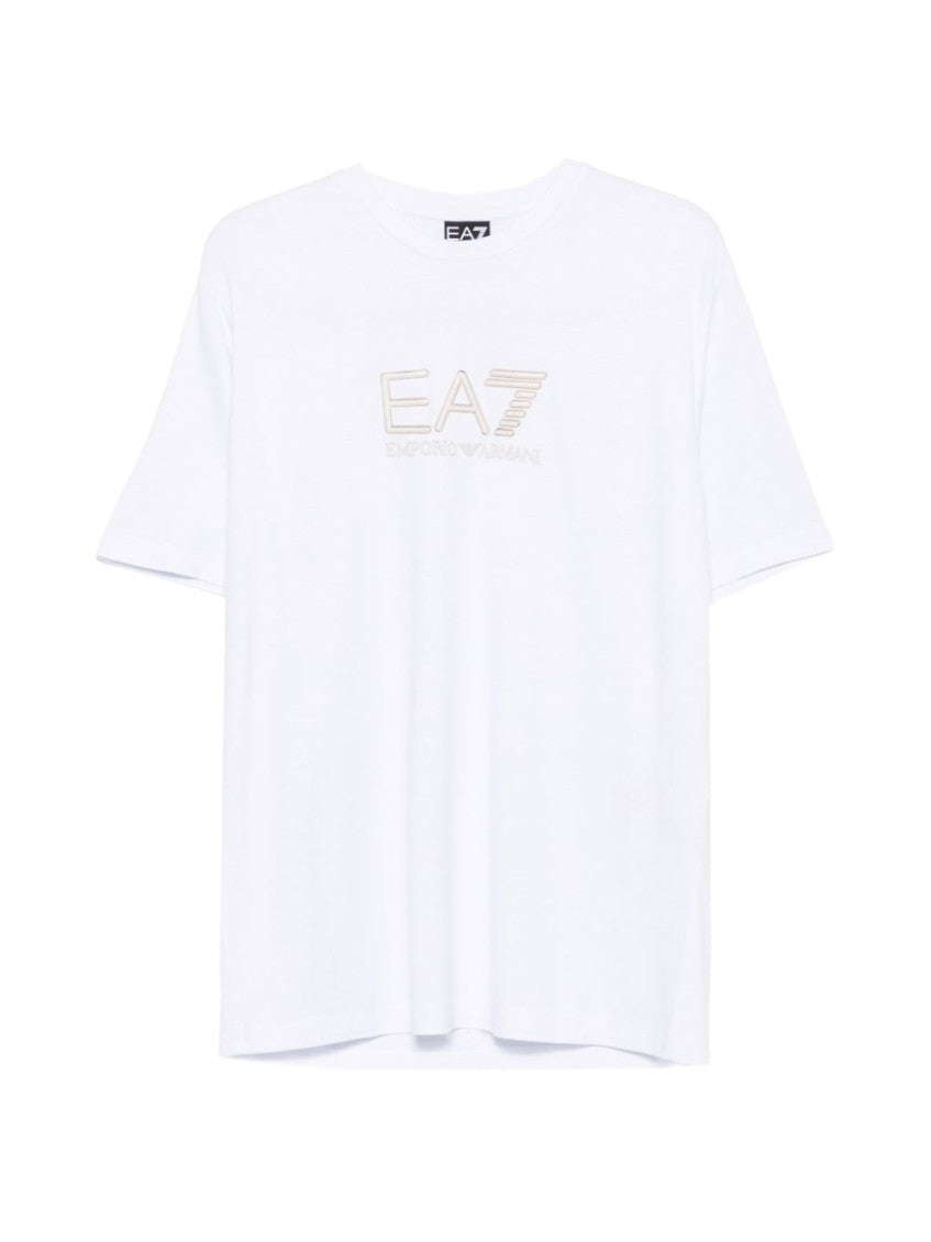 White Crew Neck T-Shirt 1