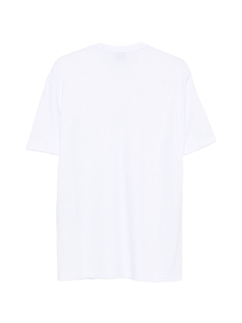 White Crew Neck T-Shirt 2