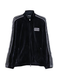 Black Mock Collar Sweatshirt 1