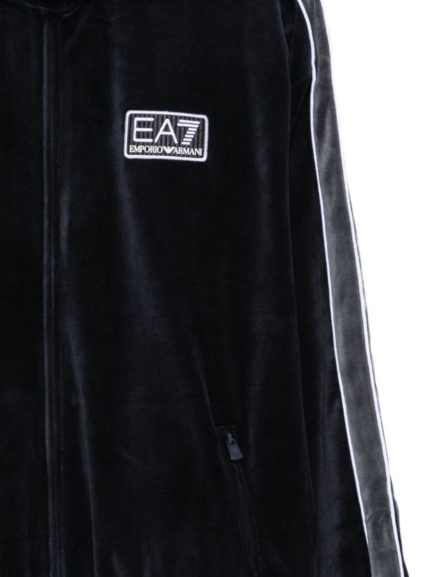 Black Mock Collar Sweatshirt 3