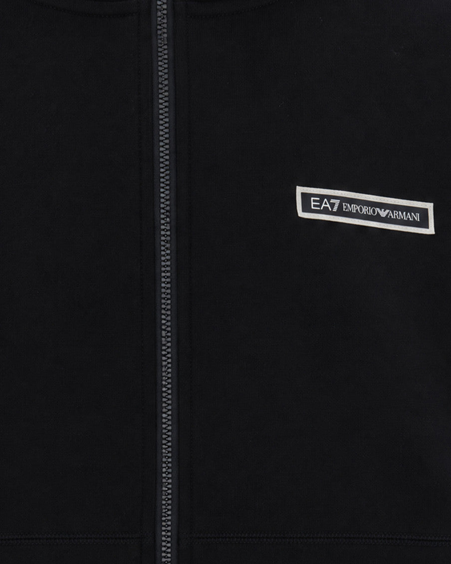 Black Regular Logo Hoodie 3
