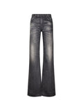 Grey Flared High Rise Jeans 1
