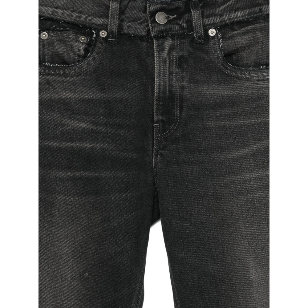 Black Flared High Rise Jeans 3