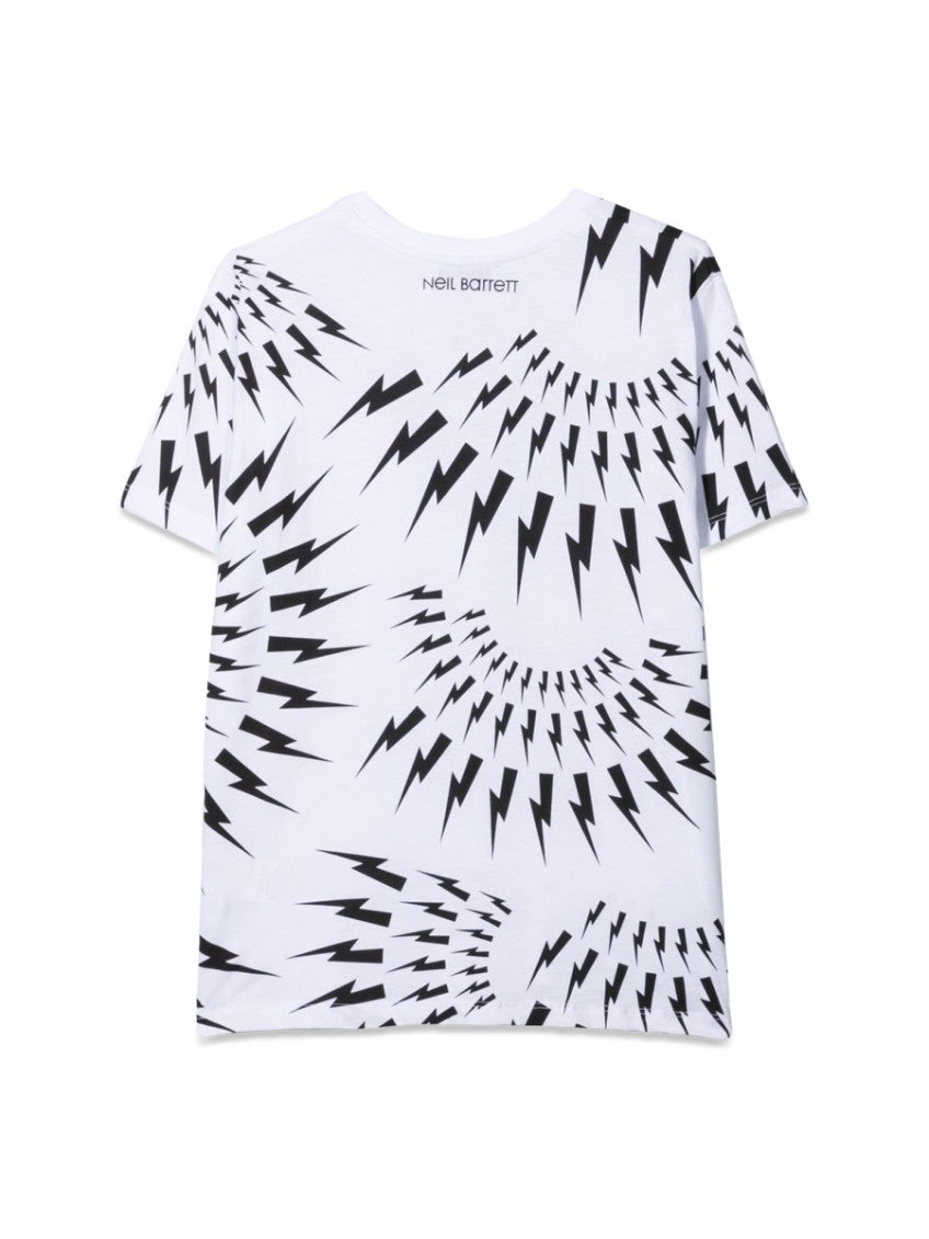 Boys White Graphic T-Shirt 2
