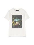 Girls White Graphic T-Shirt 1