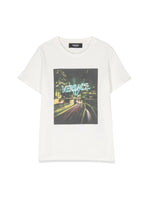 Girls White Graphic T-Shirt 1