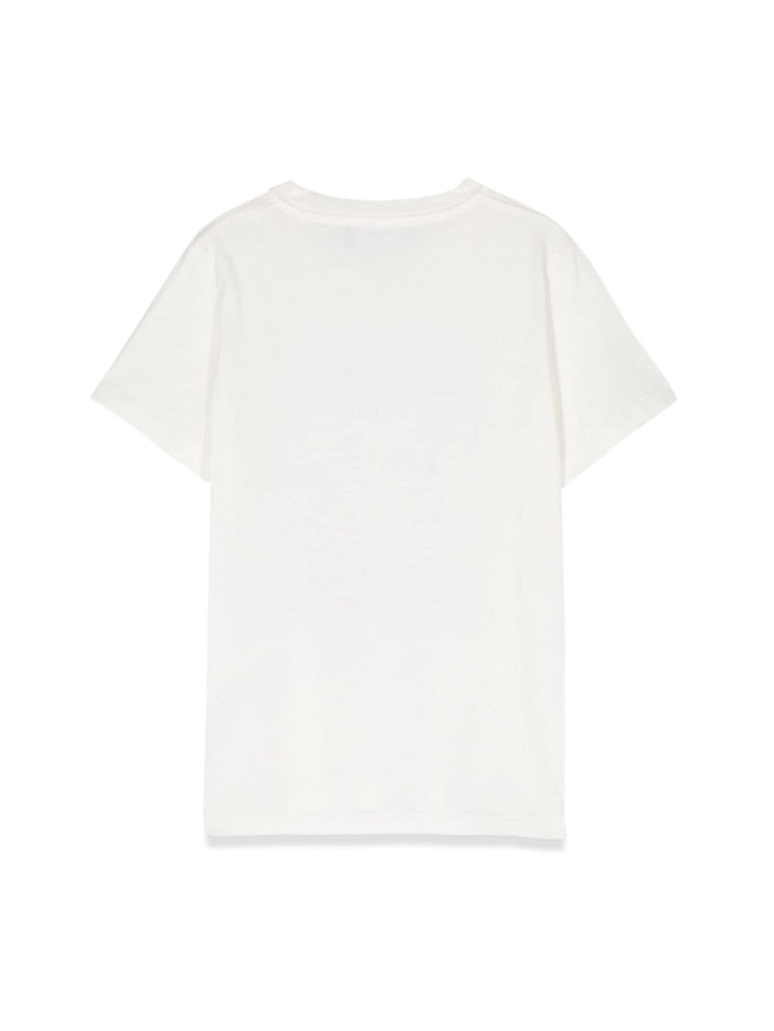 Girls White Graphic T-Shirt 3