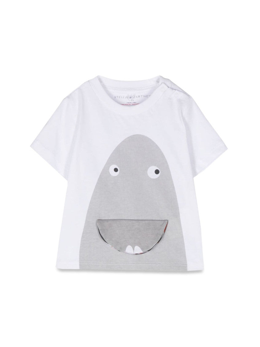 Boys White Graphic T-Shirt 1