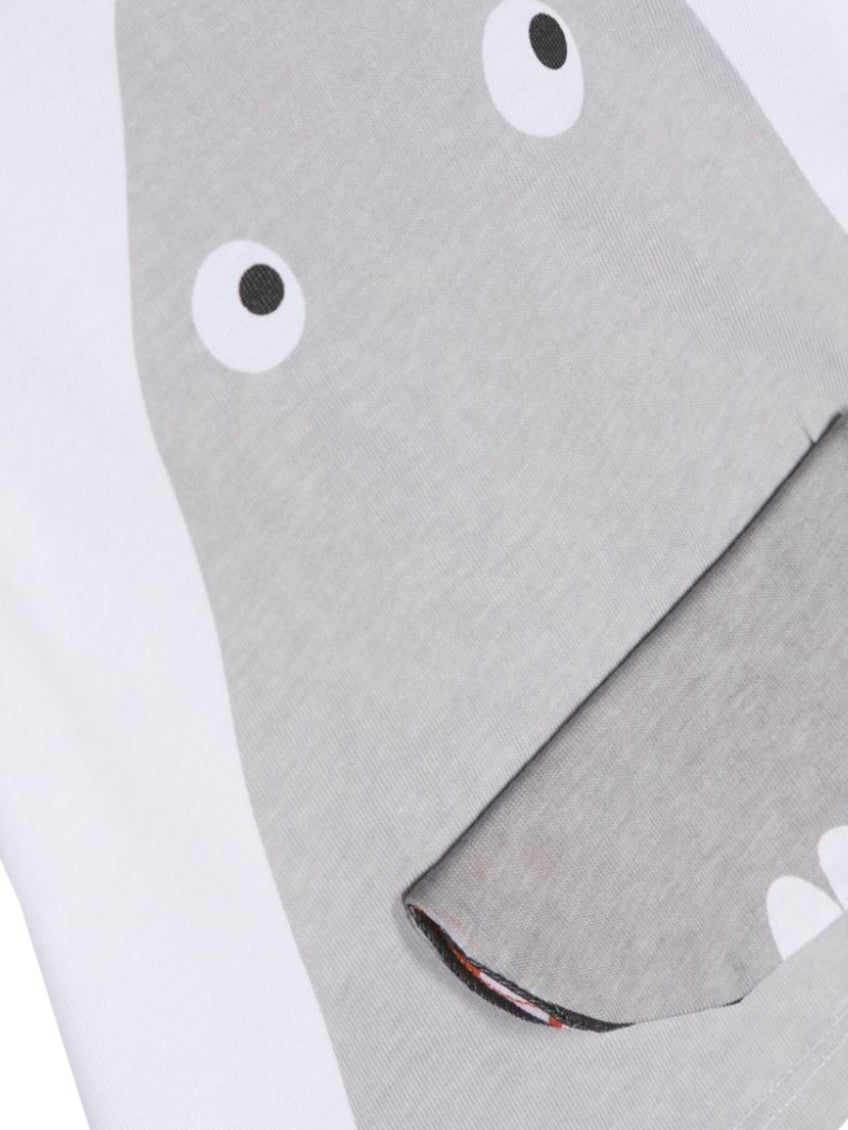 Boys White Graphic T-Shirt 3