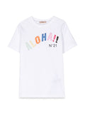 Girls White Graphic T-Shirt 1