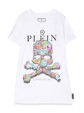 Boys White Graphic T-Shirt 1