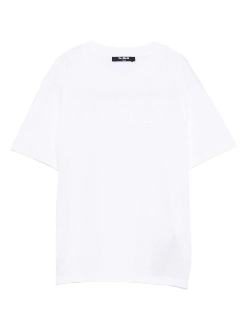 Kids White Logo T-Shirt 1