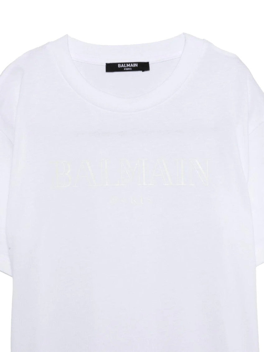 Kids White Logo T-Shirt 3