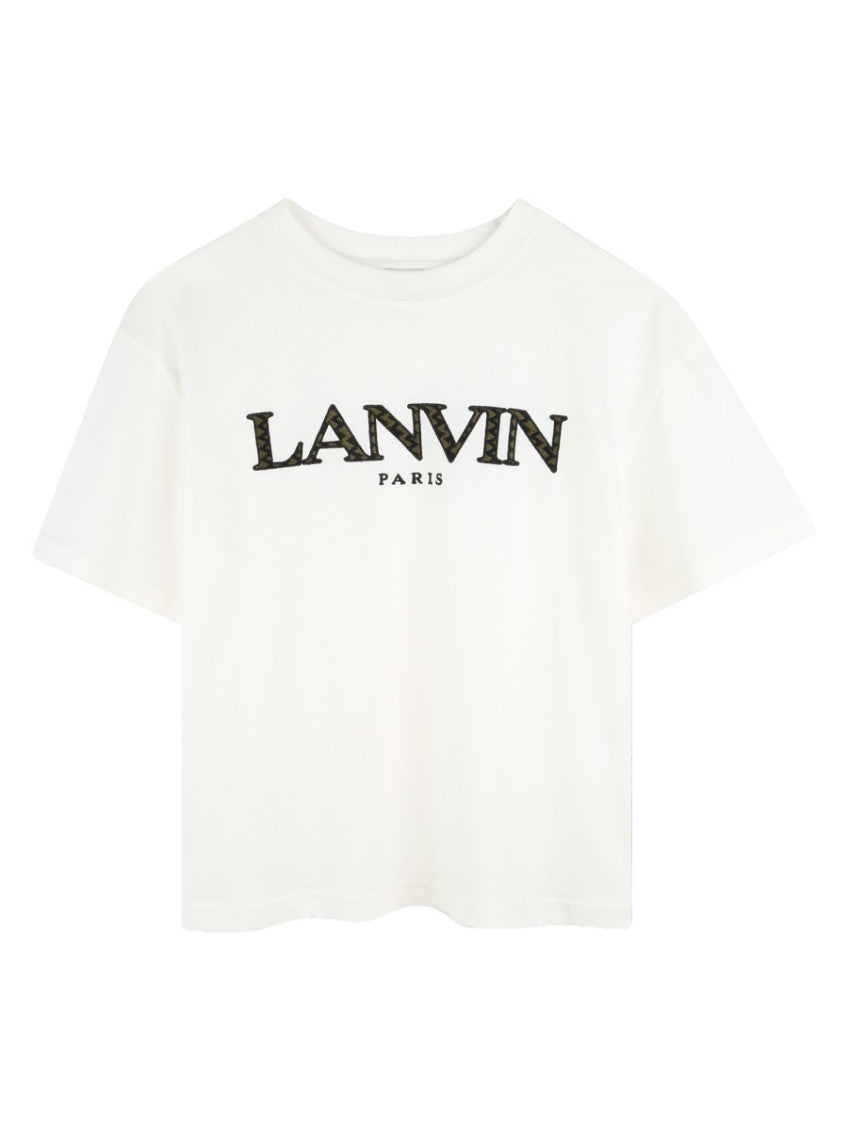 Kids White Logo T-Shirt 1