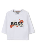 Baby Boy White Logo T-Shirt 1