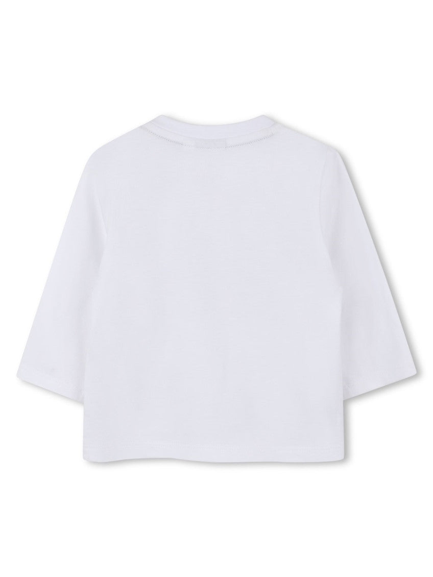 Baby Boy White Logo T-Shirt 2