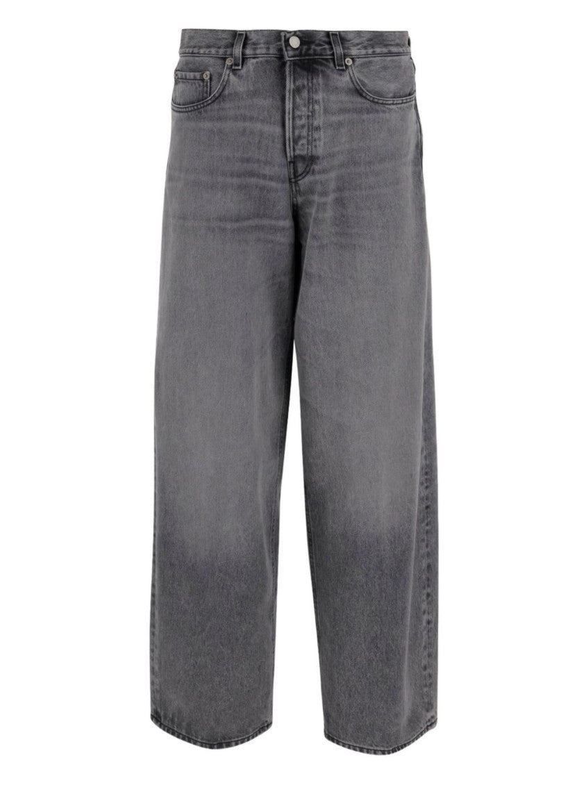 Grey Loose High Rise Jeans 1