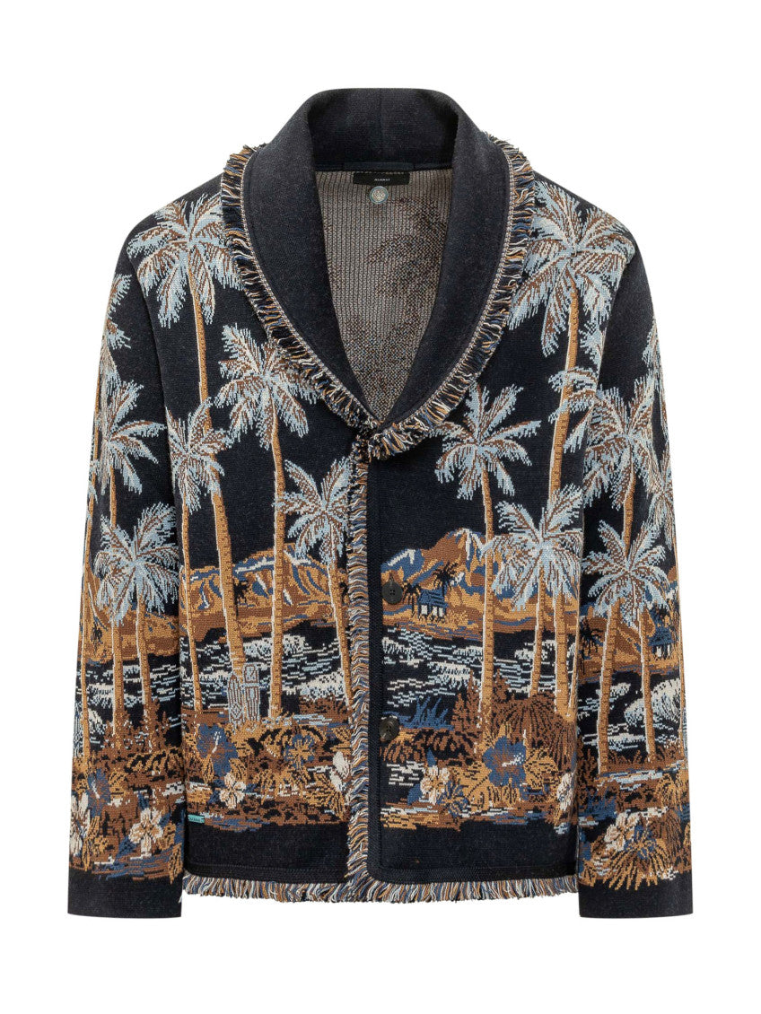Multicolor Jacquard Cardigan 1