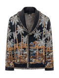 Multicolor Jacquard Cardigan 1