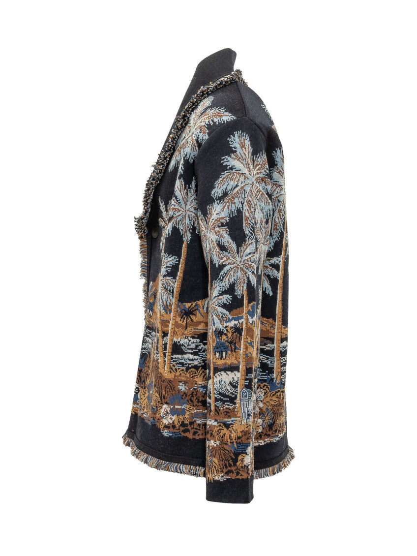 Multicolor Jacquard Cardigan 2