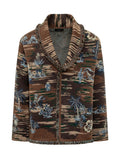 Multicolor Shawl Neck Cardigan 1