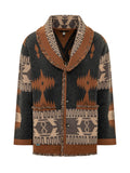Multicolor Jacquard Cardigan 1