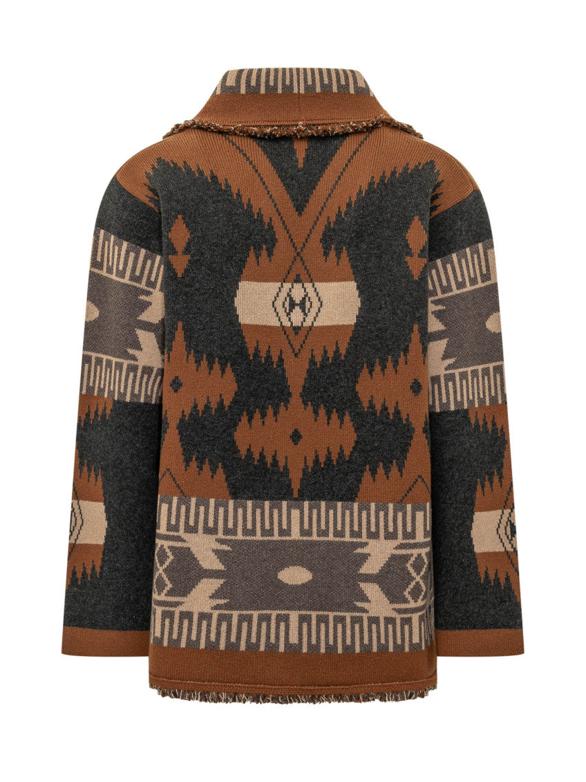Multicolor Jacquard Cardigan 2