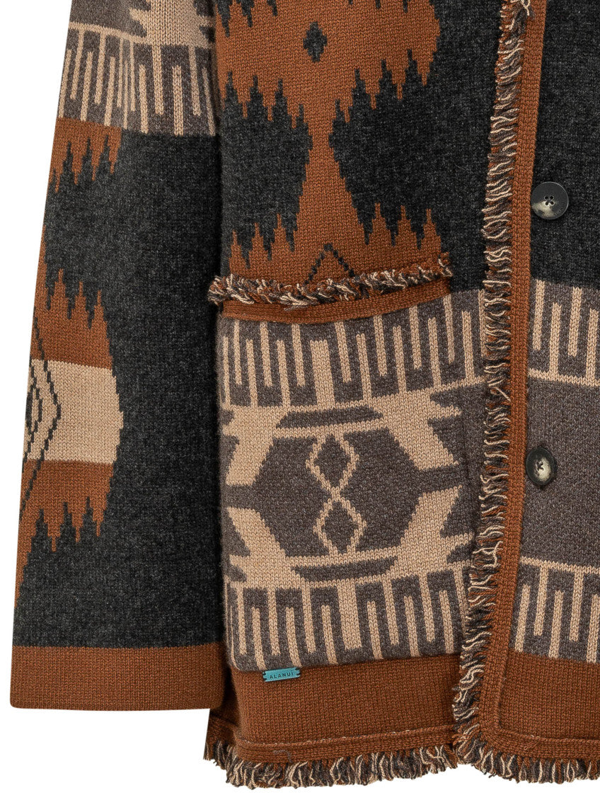 Multicolor Jacquard Cardigan 4