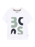 Boys White Logo T-Shirt 1