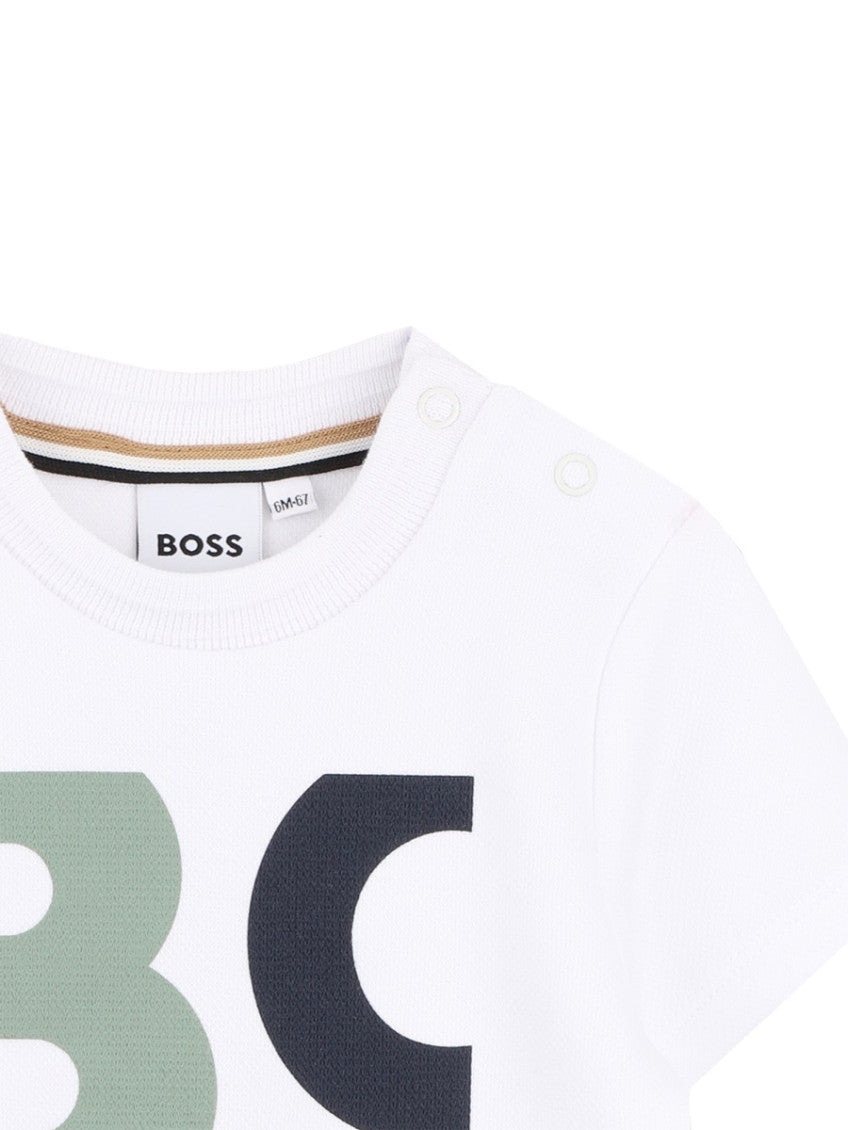 Boys White Logo T-Shirt 3
