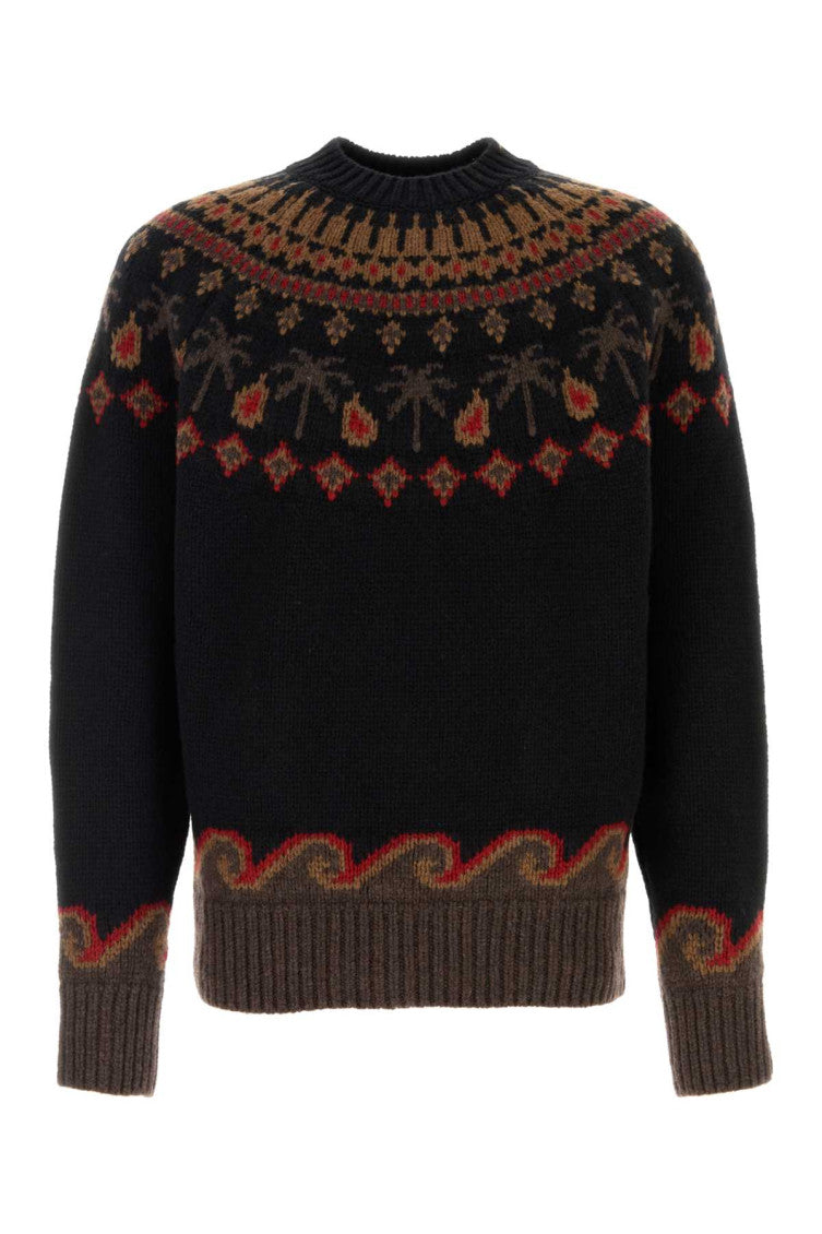 Black Crew Neck Sweater 1