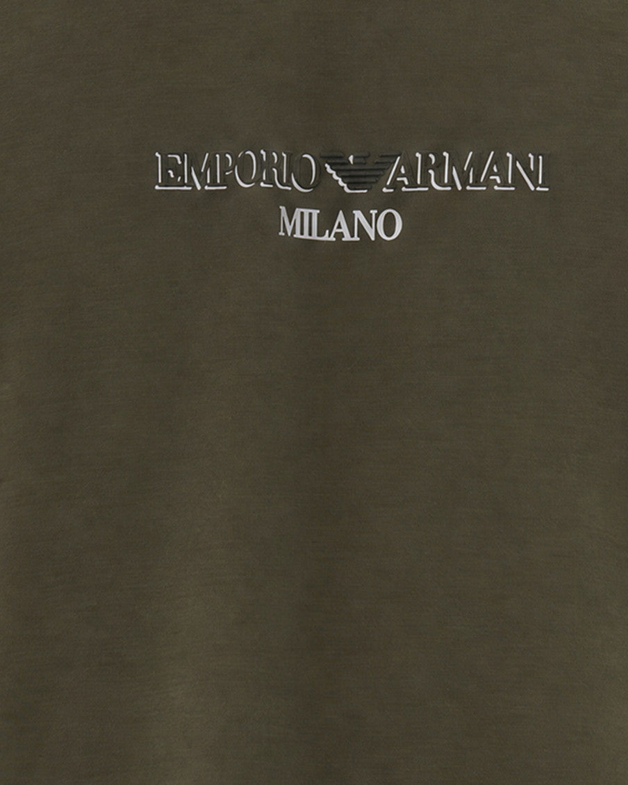 Olive Crew Neck T-Shirt 3