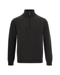 Dark Grey Half-Zip Sweater 1