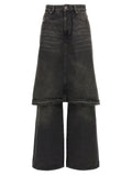 Black Wide Leg Jeans 1