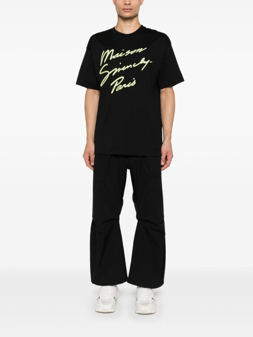 Black cotton t-shirt  2