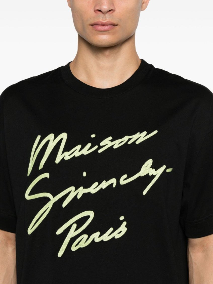 Black cotton t-shirt  4