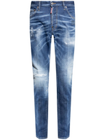 Blue Distressed Regular-fit Jeans 1