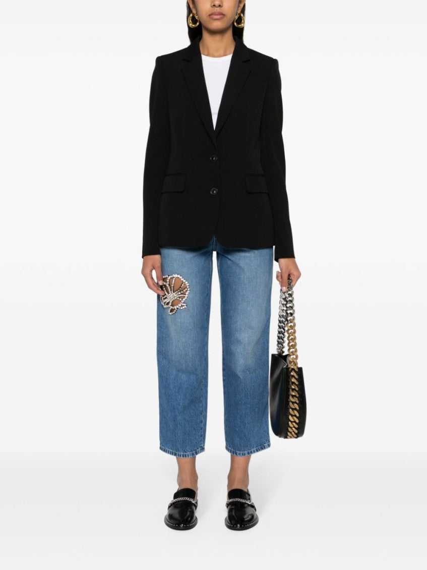 Blue Crystal Embellished Jeans 2