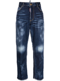 Blue Straight Leg Jeans 1